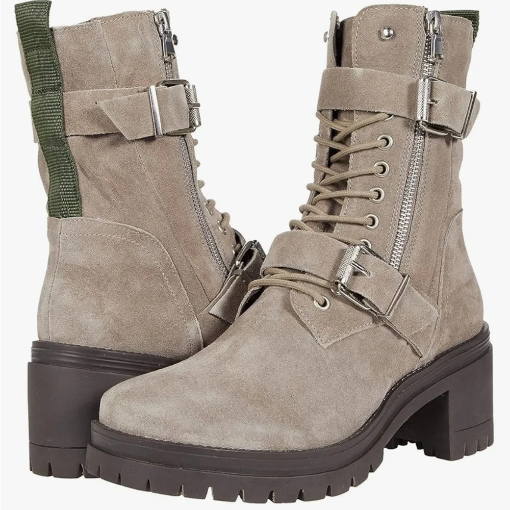 Charles by Charles David Clout Taupe Boots, Size 10 - Picture 1 of 11